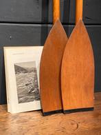 Rowing - Kayaking - old wooden paddles, Verzamelen, Overige Verzamelen, Nieuw