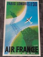 R de Valerio - Air France Paris Londres en 1h30 - Jaren 1990, Antiquités & Art