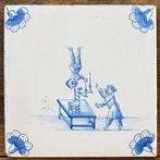 Tegel (3) - Acrobaten - 1850-1900, Antiek en Kunst