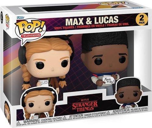 Pop Television: Stranger Things - Max & Lucas - Funko Pop..., Kinderen en Baby's, Speelgoed | Knuffels en Pluche, Nieuw, Verzenden