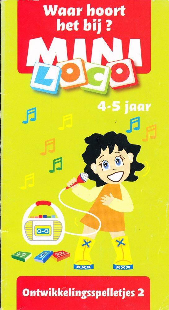 Mini Loco ontwikkelingsspelletjes 2: Waar hoort het bij? (pe, Boeken, Schoolboeken, Verzenden