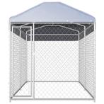 Hondenkennel voor buiten met dak 382x192x225 m, Dieren en Toebehoren, Hondenhokken, Verzenden, Nieuw