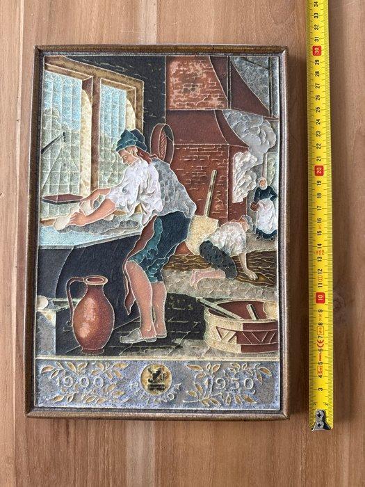 Carreau - De Porceleyne Fles, Delft - 1950-1960 - Cloisonné, Antiek en Kunst, Antiek | Glaswerk en Kristal