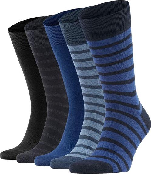 Falke Happy Sokken 5 Paar Blauw maat Maat 39 t/m 42 Heren, Kleding | Heren, Sokken en Kousen, Blauw, Nieuw, Maat 39 t/m 42, Verzenden