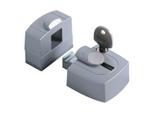 Oplegslot AXA SKG1 3015 zilver, Doe-het-zelf en Bouw, Nieuw, Overige materialen, Klink of Kruk