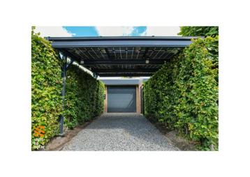 Stalen Solar Carport Zonnepanelen Enkel - 1 parkeerplek disponible aux enchères