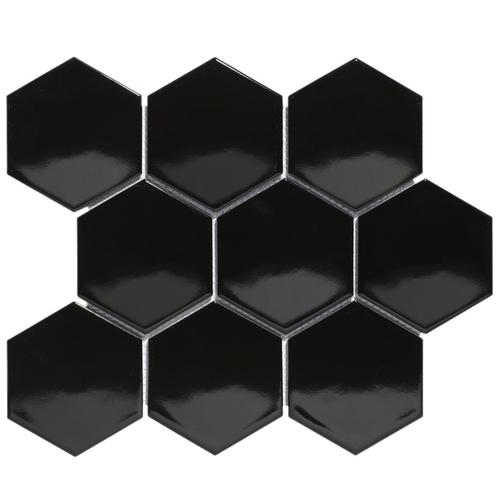 Mozaïek Barcelona 25.6x29.6 cm Geglazuurd Porselein Hexagon, Bricolage & Construction, Sanitaire, Enlèvement ou Envoi