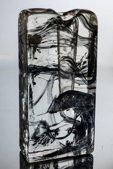 Marsberger Glaswerke Ritzenhoff - Vaas - Blockkristal, Antiek en Kunst, Antiek | Glaswerk en Kristal