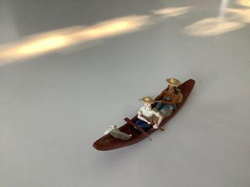 Figurine Pixi 4412 - Kuifje - 1 - Tintin et Milou en pirogue