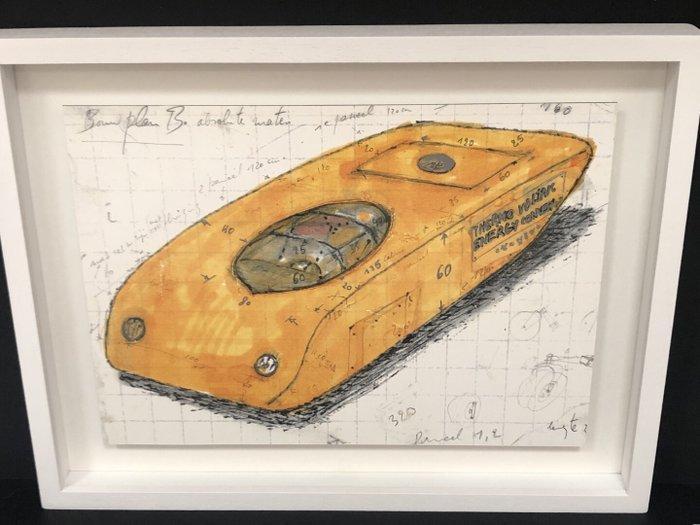 Panamarenko (1940-2019) - Thermo Voltaïc Energy Convertor -, Antiek en Kunst, Kunst | Tekeningen en Fotografie