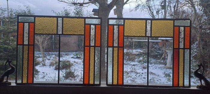 Art déco Vitrail (2) - 1920-1930, Antiek en Kunst, Kunst | Designobjecten