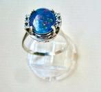 Zonder minimumprijs - Ring Zilver - opaal saffier, Nieuw