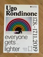 Ugo Rondinone - Everyone gets lighter exhibition poster,