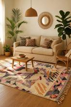 Vintage Marokkaanse Beni Ouarain tapijt – 190x290 cm –, Huis en Inrichting, Stoffering | Tapijten en Vloerkleden, Nieuw
