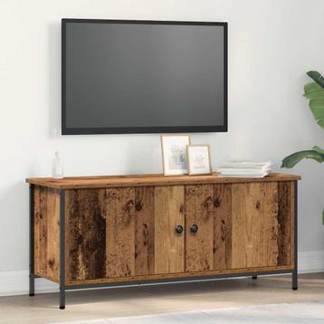 vidaXL TV-kast Oud hout 100 x 35 x 45 cm Bewerkt hout, Verzenden