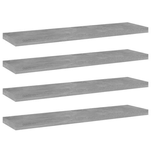 vidaXL Wandschappen 4 st 40x10x1,5 cm bewerkt hout, Huis en Inrichting, Woonaccessoires | Wandplanken en Boekenplanken, Nieuw