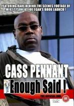 Cass Pennant: Enough Said DVD (2006) Cass Pennant cert 18, Zo goed als nieuw, Verzenden