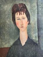 Scuola europea (XX), da Modigliani - Ragazza con la