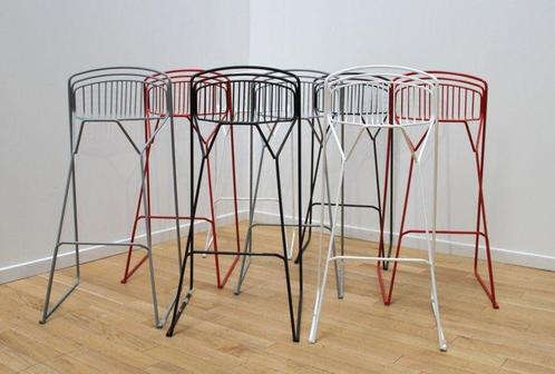 Luxy - Kruk (8) - Ribbel - Metaal, Antiek en Kunst, Antiek | Meubels | Stoelen en Sofa's