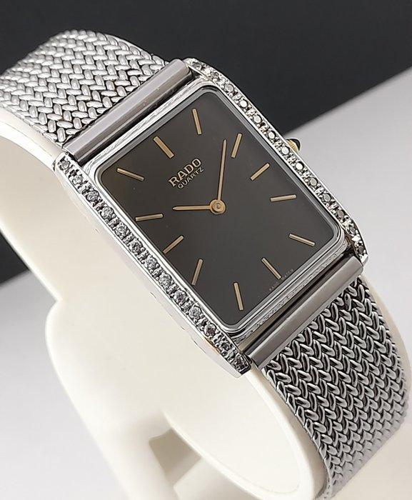 Rado - diamond black rectangle - Zonder Minimumprijs -, Handtassen en Accessoires, Horloges | Heren