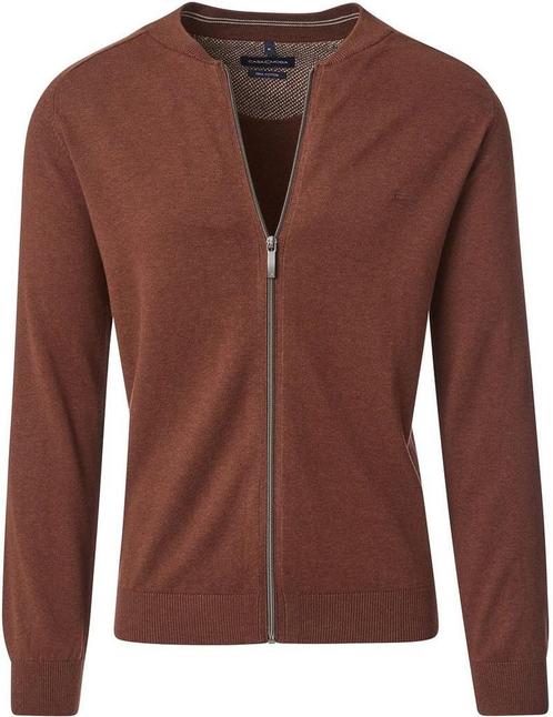 Casa Moda Vest Zip Brique maat Maat 48/50 (M) Heren, Kleding | Heren, Truien en Vesten, Oranje, Nieuw, Maat 48/50 (M), Verzenden