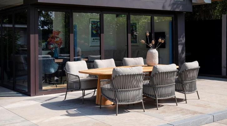4 Seasons Outdoor Capalbio low tuinset terre met Capri, Tuin en Terras, Tuinsets en Loungesets
