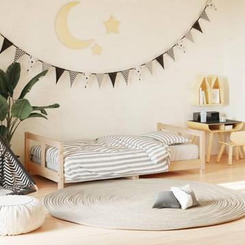vidaXL Kinderbedframe 80x160 cm massief grenenhout, Kinderen en Baby's, Kinderkamer | Bedden, Verzenden, Nieuw