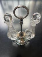 Christofle - Olie-en-azijnstelletje - Verzilverd, Antiek en Kunst