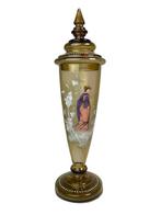 Gobelet - Pokal (H. 38 cm) - Verre - Coupe bohémienne ou, Antiek en Kunst, Antiek | Glaswerk en Kristal