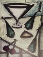 Bernard Buffet (1928-1999) - Still Life with a Glass, Antiek en Kunst