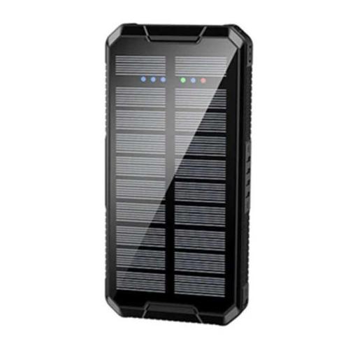 80.000mAh Solar Powerbank met 2 USB Poorten - Ingebouwde, Telecommunicatie, Powerbanks, Nieuw, Verzenden