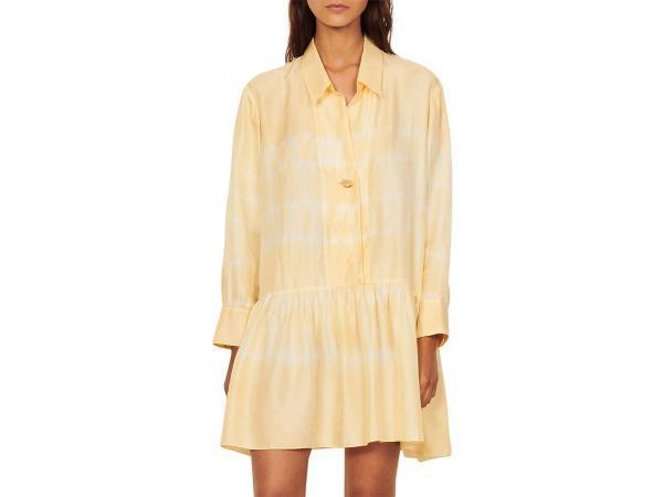 Veiling - Sandro Parijs Scarlett-jurk Maat 40 Lichtgeel, Kleding | Dames, Jurken, Nieuw