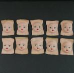 1930s Dolls Faces (x10) • Baby Mannequin Heads • Vintage