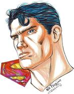 Will Torres - Superman - Original Drawing - Hand Signed, Livres, BD