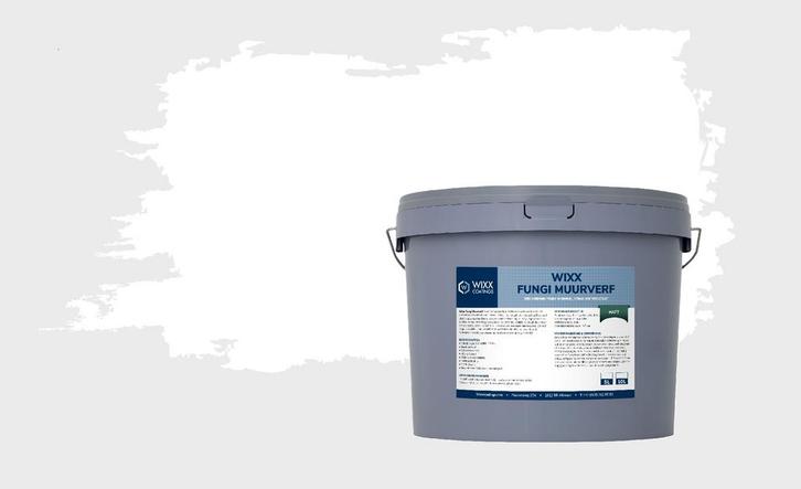 Wixx Fungi Muurverf Matt Wit 2.5L, Doe-het-zelf en Bouw, Verf, Beits en Lak, Wit, Nieuw, Verzenden