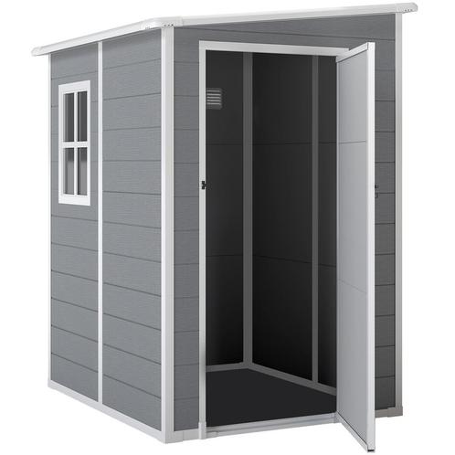 Tuinhuisje - Opbergschuur - Afsluitbare deur - Grijs, Tuin en Terras, Tuinhuizen, Nieuw, Ophalen of Verzenden