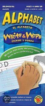 Write & Wipe Alphabet/Escribe y Borra El Alfabeto, Boeken, Gelezen, Verzenden