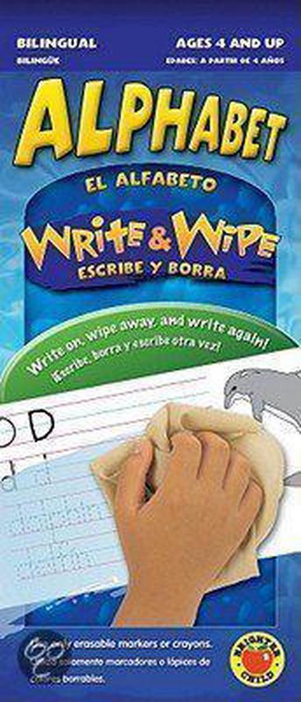Write & Wipe Alphabet/Escribe y Borra El Alfabeto, Boeken, Overige Boeken, Gelezen, Verzenden