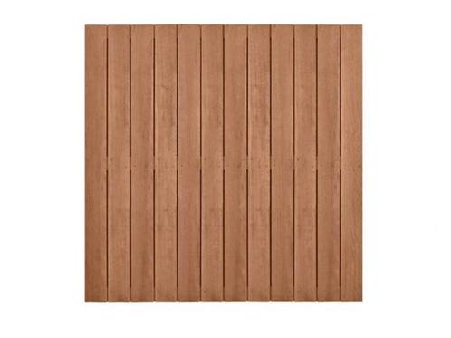 Veiling - 5x Plankenscherm hardhout design 180x180cm, Tuin en Terras, Schuttingen