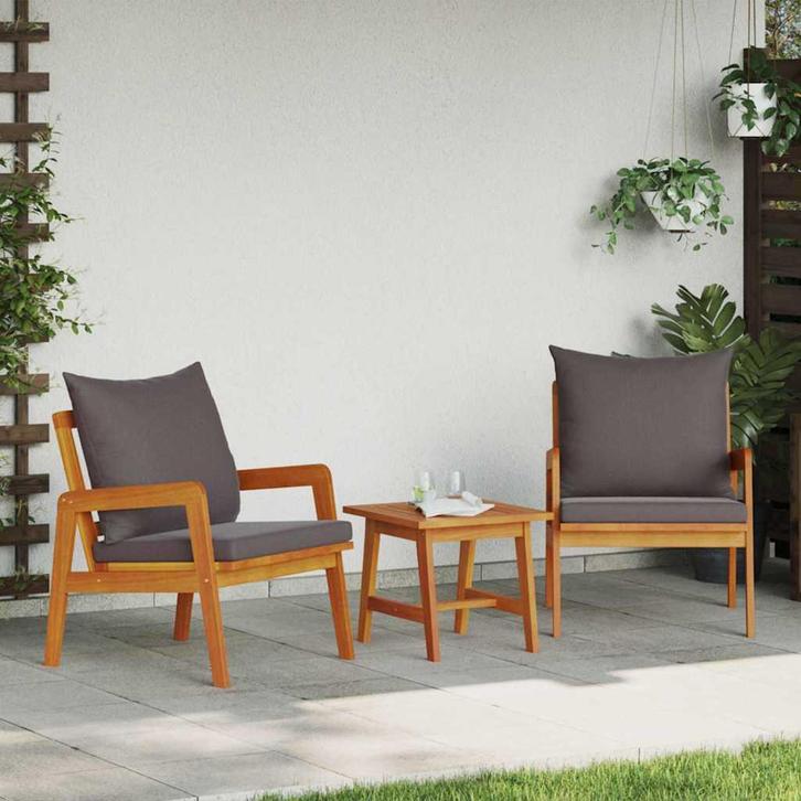 Tuinstoelen Acaciahout 2 stuks | Retour Deal 61% Korting!, Tuin en Terras, Tuinstoelen, Nieuw, Hout, Verzenden