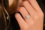 Bague - 14 carats Or blanc - 2.50ct. tw. Diamant (Cultivé en