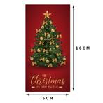 50 Kerst Merry Christmas Sluitstickers Sluitzegel Cadeau Pos, Verzenden, Nieuw