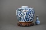 Jiajing (1522-1566) - Pot - Blauw en Wit Ming-dynastie, Antiek en Kunst