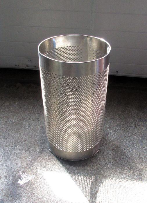 RVS Prullenbak, ø31 x H55cm, Zakelijke goederen, Kantoor en Winkelinrichting | Winkel en Inventaris