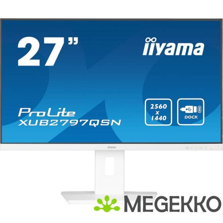 Iiyama ProLite XUB2797QSN-W2 27  Quad HD 100Hz USB-C IPS, Computers en Software, Overige Computers en Software, Nieuw, Verzenden