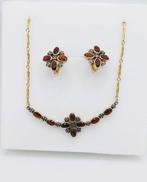 2-delige sieradenset - 19.2 kt. Geel goud - 2.00ct. tw.