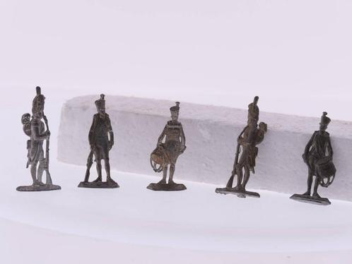 Tinnen soldaatjes, 2 sets van 2 soldaatjes en een enkele..., Hobby & Loisirs créatifs, Modélisme | Figurines & Dioramas, Enlèvement ou Envoi