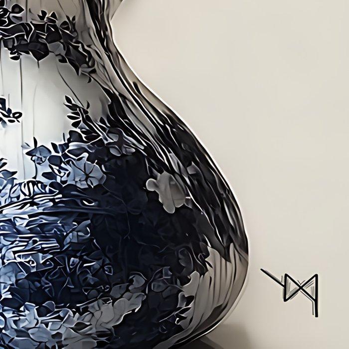 NYX - Porcelain Bloom – La Grâce Silencieuse de l’Orient, Antiek en Kunst, Kunst | Designobjecten