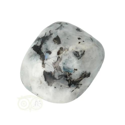 Regenboog Maansteen trommelsteen Nr 36 - 25 gram - India, Bijoux, Sacs & Beauté, Pierres précieuses, Envoi