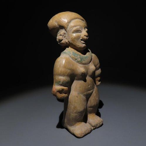 Jamacoaque, Ecuador Terracotta Figuur. ca. 500 n.Chr. 15,5, Verzamelen, Mineralen en Fossielen